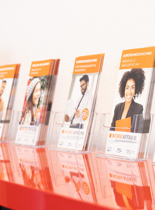 Flyer Bewerbungscoaching WORK AFFAIRS